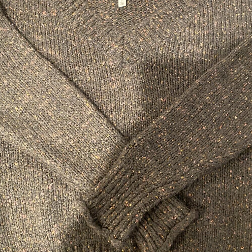 BP Gray Slouchy V- Neck Sweater, Size Medium